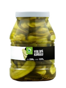 Herkkumaa voileipäkurkku  2,2/1,25 kg