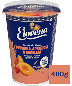 Elovena kauragurtti 400g persikka-aprikoosi-vadelma gluteeniton