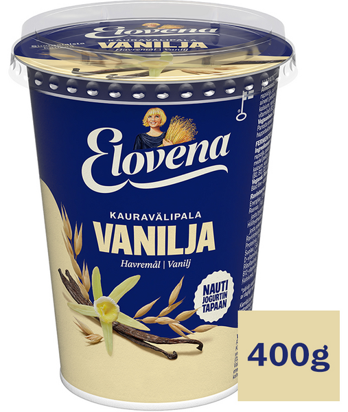 Elovena kauragurtti 400g vanilja gluteeniton