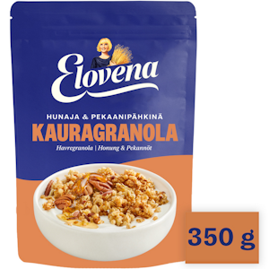 Elovena kauragranola 350g hunaja-pekaanipähkinä