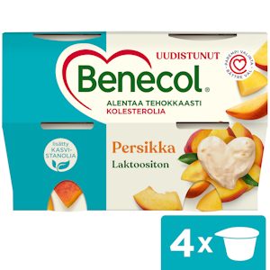 Benecol jogurtti 4x115g persikka