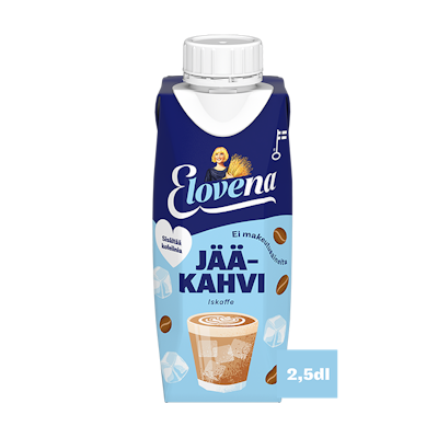 Elovena jääkahvi kahvikaurajuoma 2,5dl UHT