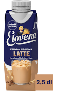 Elovena latte kahvikaurajuoma 2,5dl UHT