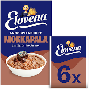 Elovena 6x35g annospikapuuro mokkapala