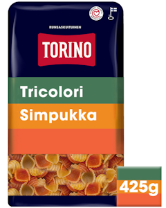 Torino tricolori simpukka pasta 425 g