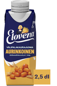 Elovena välipalakaurajuoma 2,5dl aurinkoinen