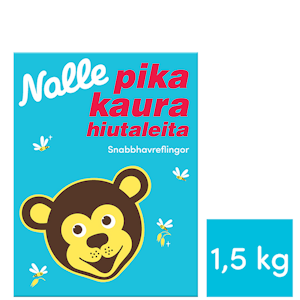 Nalle pikakaurahiutale 1,5 kg PUOLILAVA