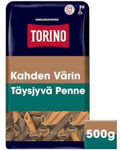 Torino Kahden värin täysjyväpennepasta 500g