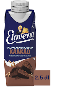 Elovena välipalakaurajuoma 2,5dl kaakao