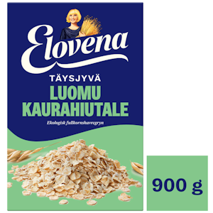 Elovena luomu täysjyväkaurahiutale 900 g