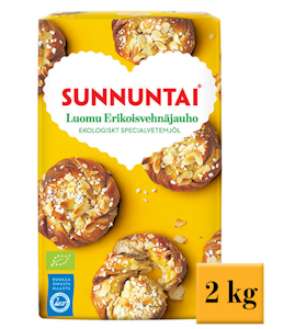 Sunnuntai luomu erikoisvehnäjauho 2 kg