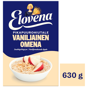 Elovena pikapuuro 630g vanilja-omena