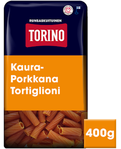 Torino kaura-porkkanapasta - tortiglioni 400g