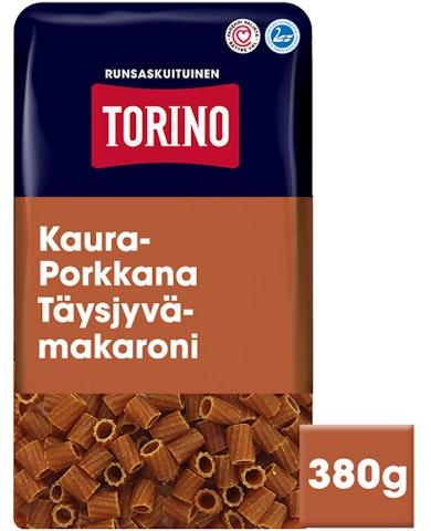Torino Kaura-Porkkana Täysjyvämakaroni 380 g