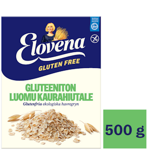 Elovena Gluteeniton Luomu kaurahiutale 500g