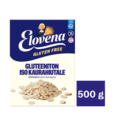 Elovena Gluteeniton iso kaurahiutale 500g