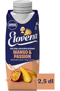 Elovena välipalakaurajuoma 2,5dl mango-passio