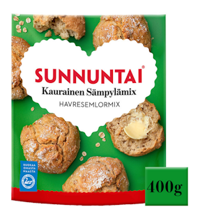 Sunnuntai Kaurainen Sämpylämix 400g