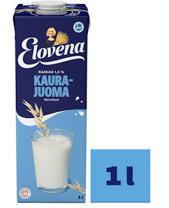 Elovena kaurajuoma 1l gluteeniton UHT QPA