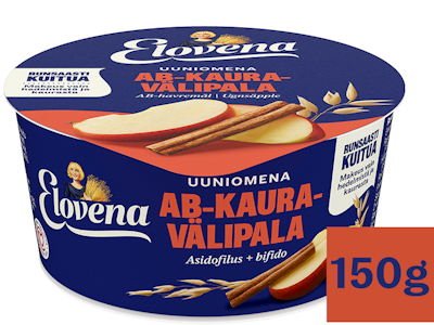 Elovena AB-kauragurtti 150g uuniomena gluteeniton