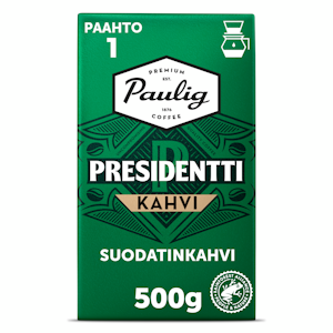 Presidentti kahvi 500g suodatinjauhatus