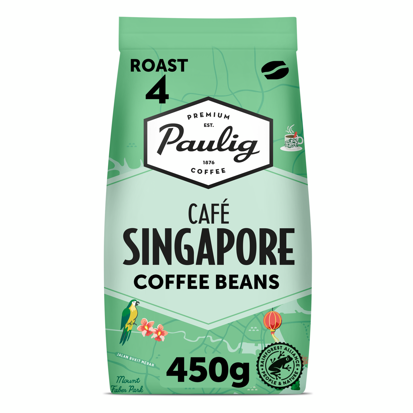 Paulig Cafe Singapore 450g papukahvi RFA
