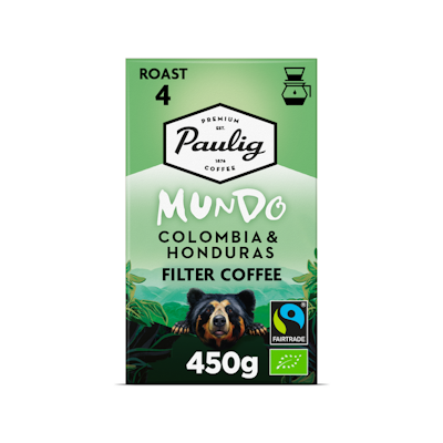 Paulig Mundo Kolumbia & Honduras Luomu kahvi sj 450g