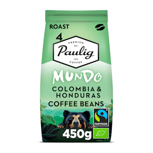 Paulig Mundo Kolumbia & Honduras Luomu kahvipapu 450g