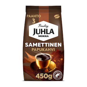 Paulig Juhla Mokka Samettinen kahvipapu 450g