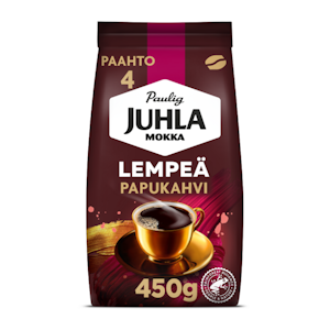 Paulig Juhla Mokka Lempeä kahvipapu 450g