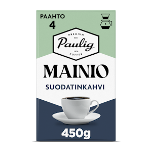 Paulig Mainio suodatinjauhettu kahvi 450g