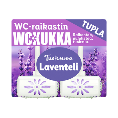 WC kukka wc-raikastaja 2x50g laventeli tuplapakkaus