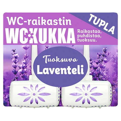 WC kukka wc-raikastaja 2x50g laventeli