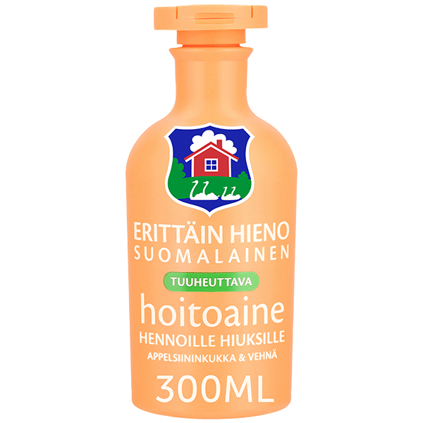 Erittäin Hieno Suomalainen hoitoaine 300ml Appelsiininkukka & Vehnä