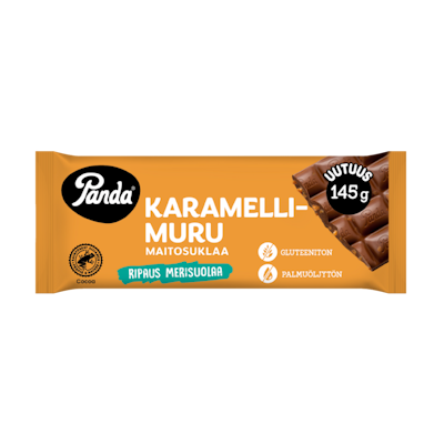 Panda maitosuklaa karamellimuru ripaus merisuolaa 145g