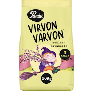 Panda virvon varvon suklaapatukoita 209g