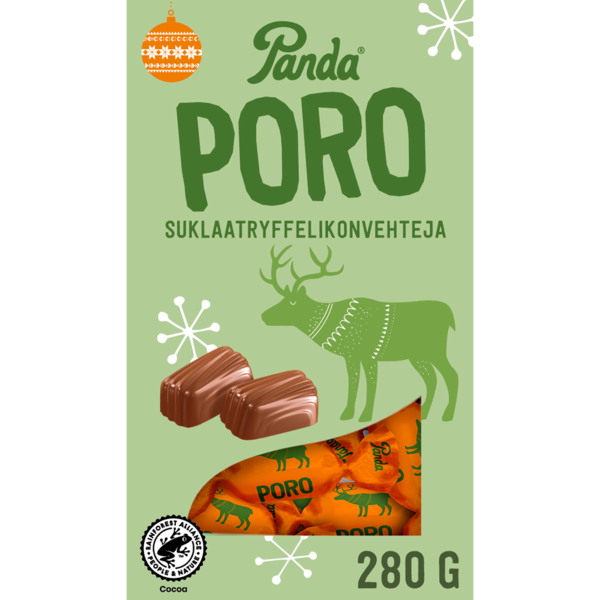 Panda Poro suklaatryffelikonvehti 280g