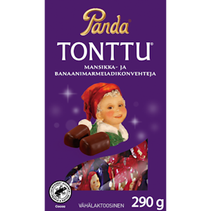 Panda tonttu suklaa-marmeladikonvehti 290g