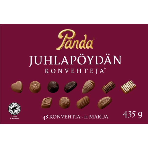 Panda Juhlapöydän konvehteja 435g