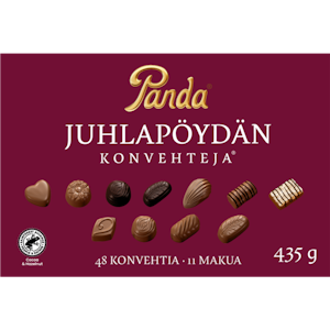 Panda Juhlapöydän konvehteja 435g