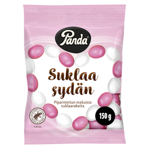 Panda Suklaasydän karkkipussi 150g