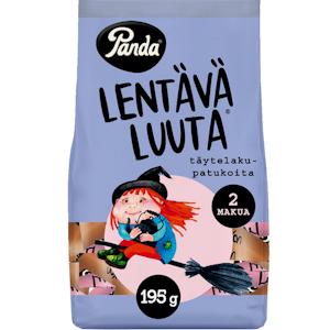 Panda Lentävä Luuta lakritsipatukoita 195g