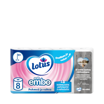 Lotus Soft Embo 8 rll wc-paperi