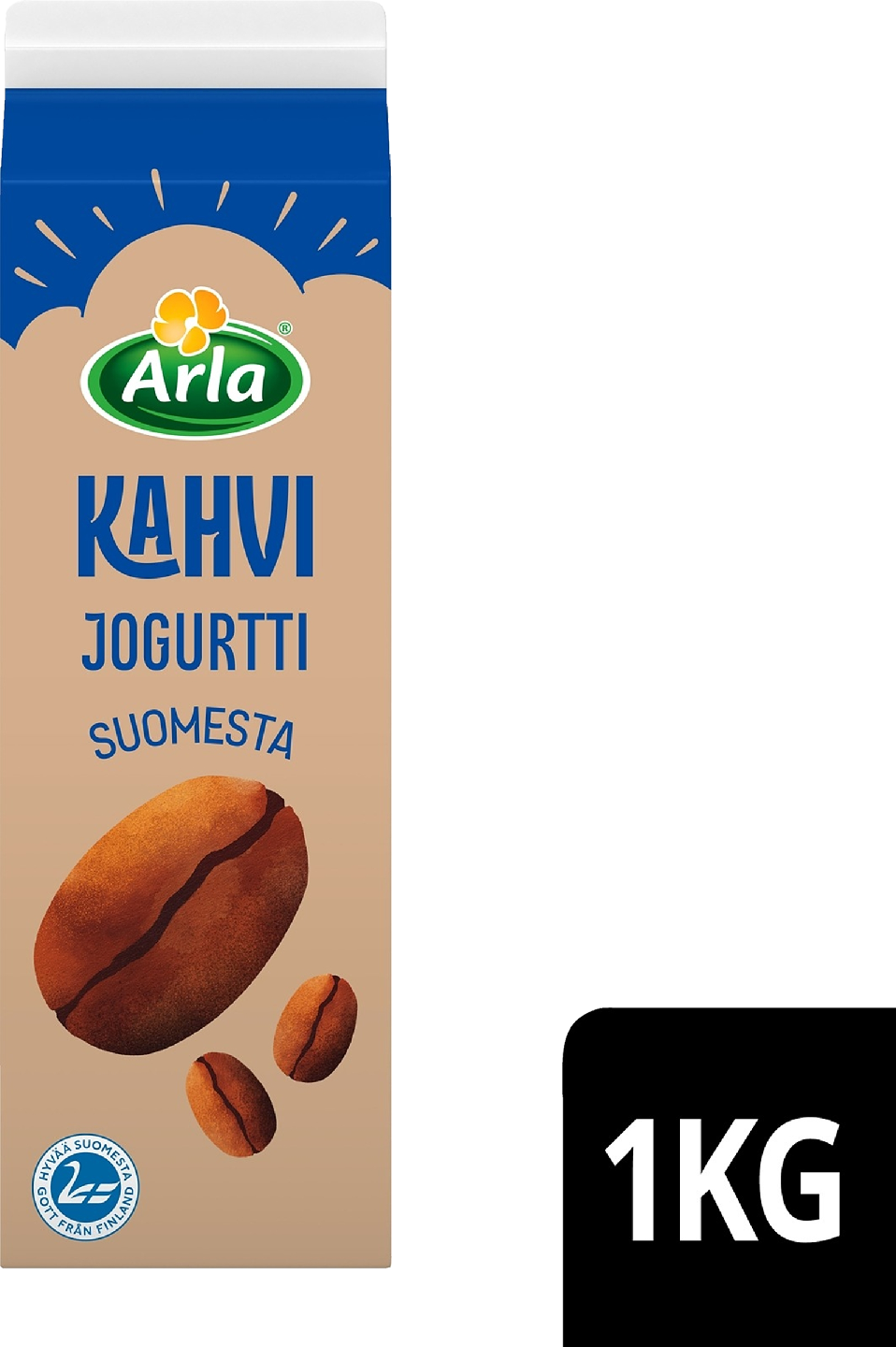 Arla jogurtti 1kg kahvi