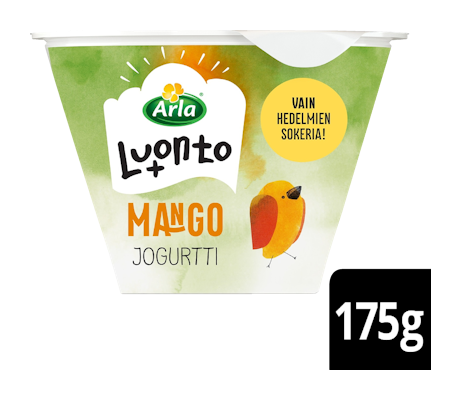 Arla Luonto+ AB jogurtti 175g mango laktoositon