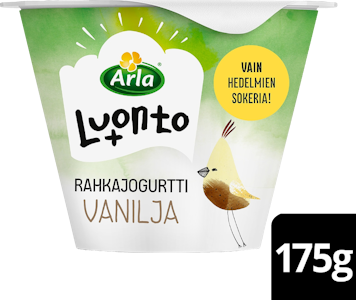 Arla Luonto+ vaniljarahkajogurtti 175g laktoositon