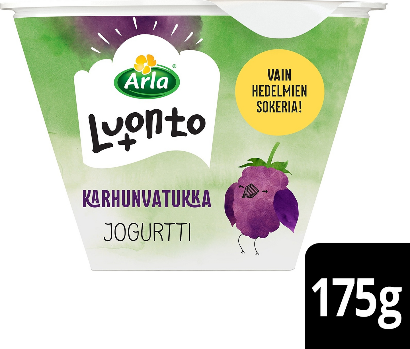 Arla Luonto+ AB jogurtti 175g karhunvatukka laktoositon