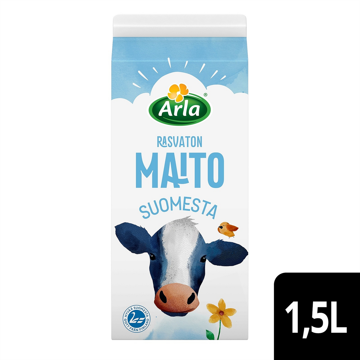 Arla Rasvaton maito Suomi 1,5 L