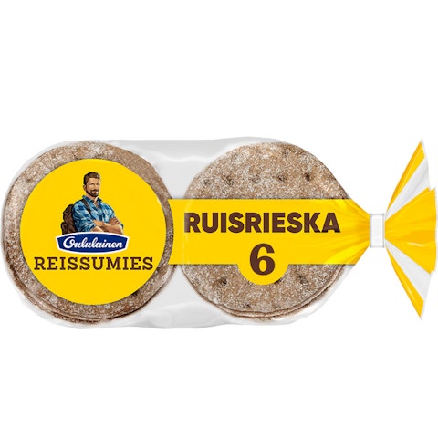 Oululainen Reissumies Ruisrieska 6kpl 270g | K-Ruoka Verkkokauppa