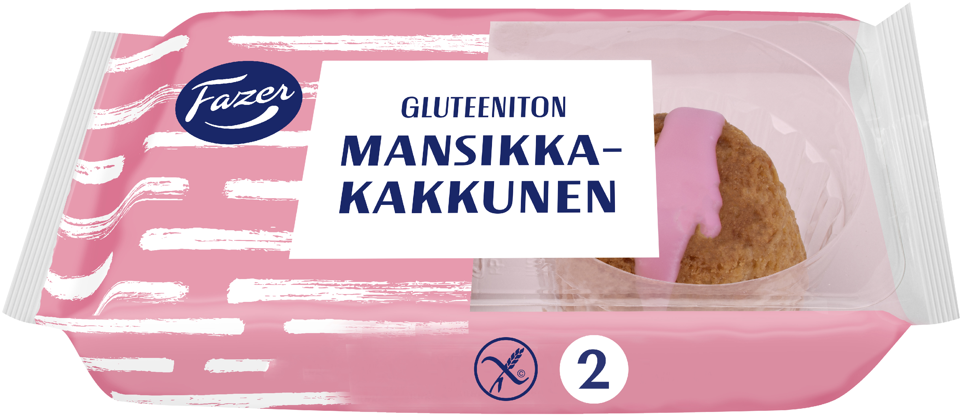 Fazer Gluteeniton Mansikkakakkunen 2 kpl/160 g